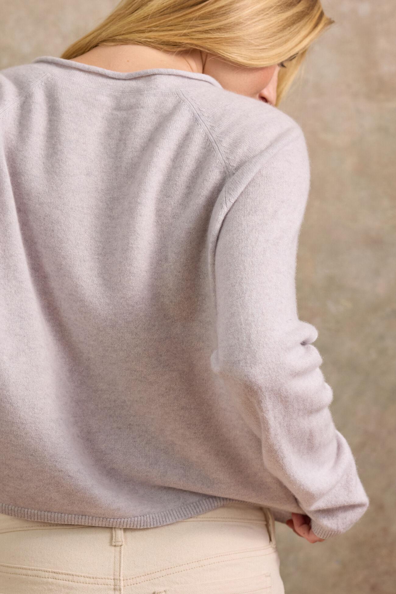 Brighton Cashmere Roll Neck Cardigan Product Image