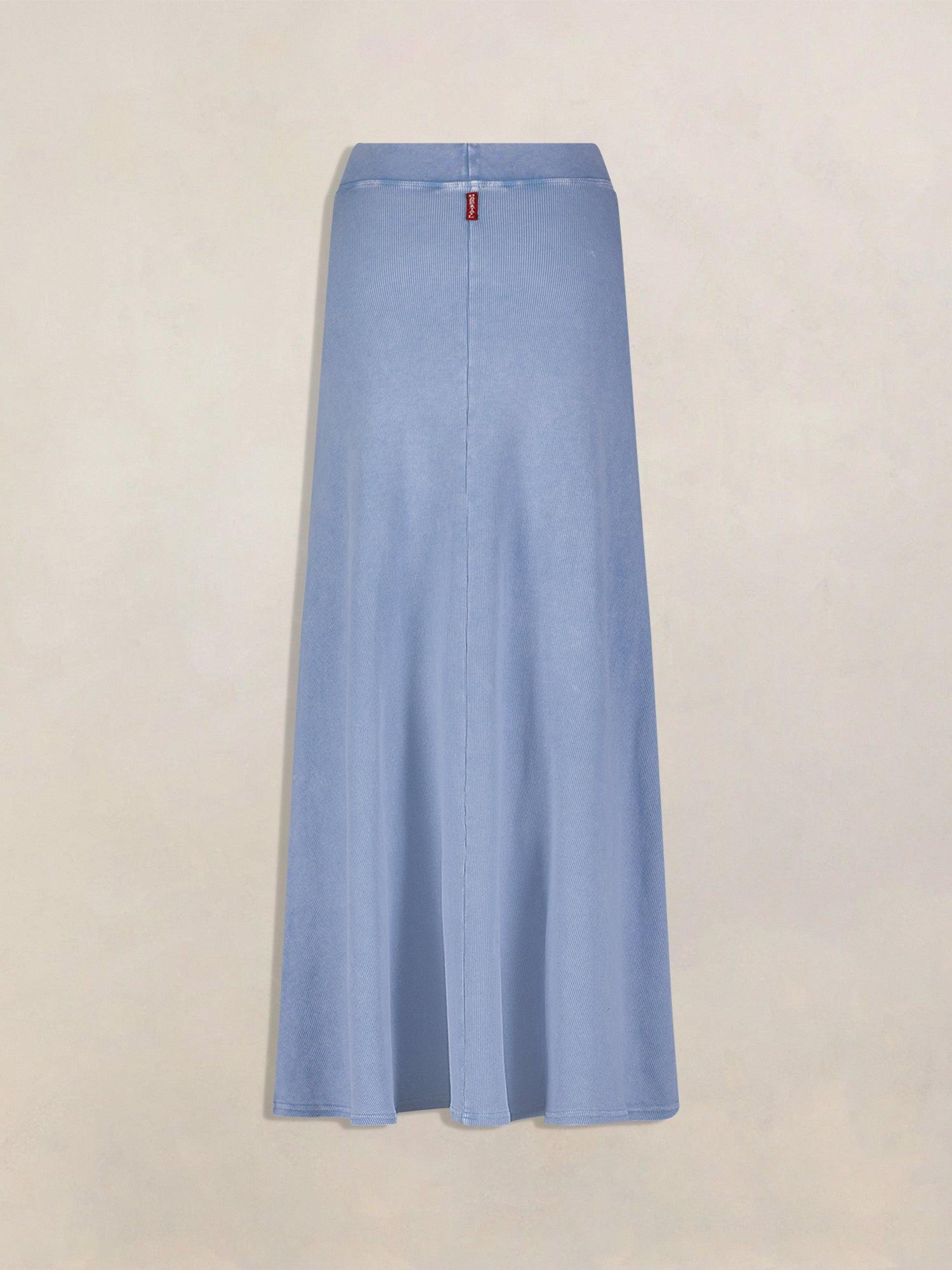 Hard Tail Ribbed Panel Maxi Skirt CS-128 Product Image