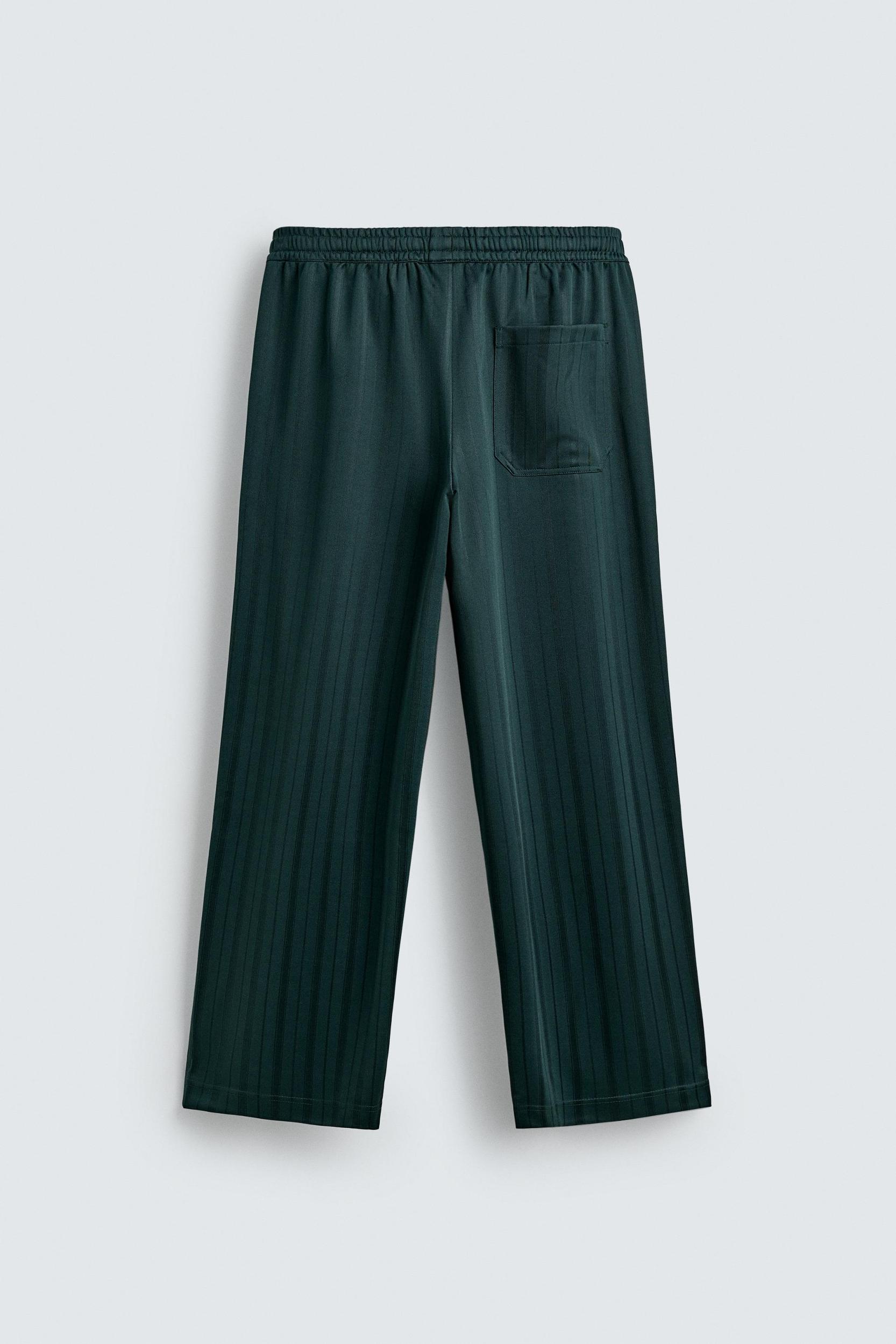STRIPED JACQUARD JOGGING PANTS Product Image