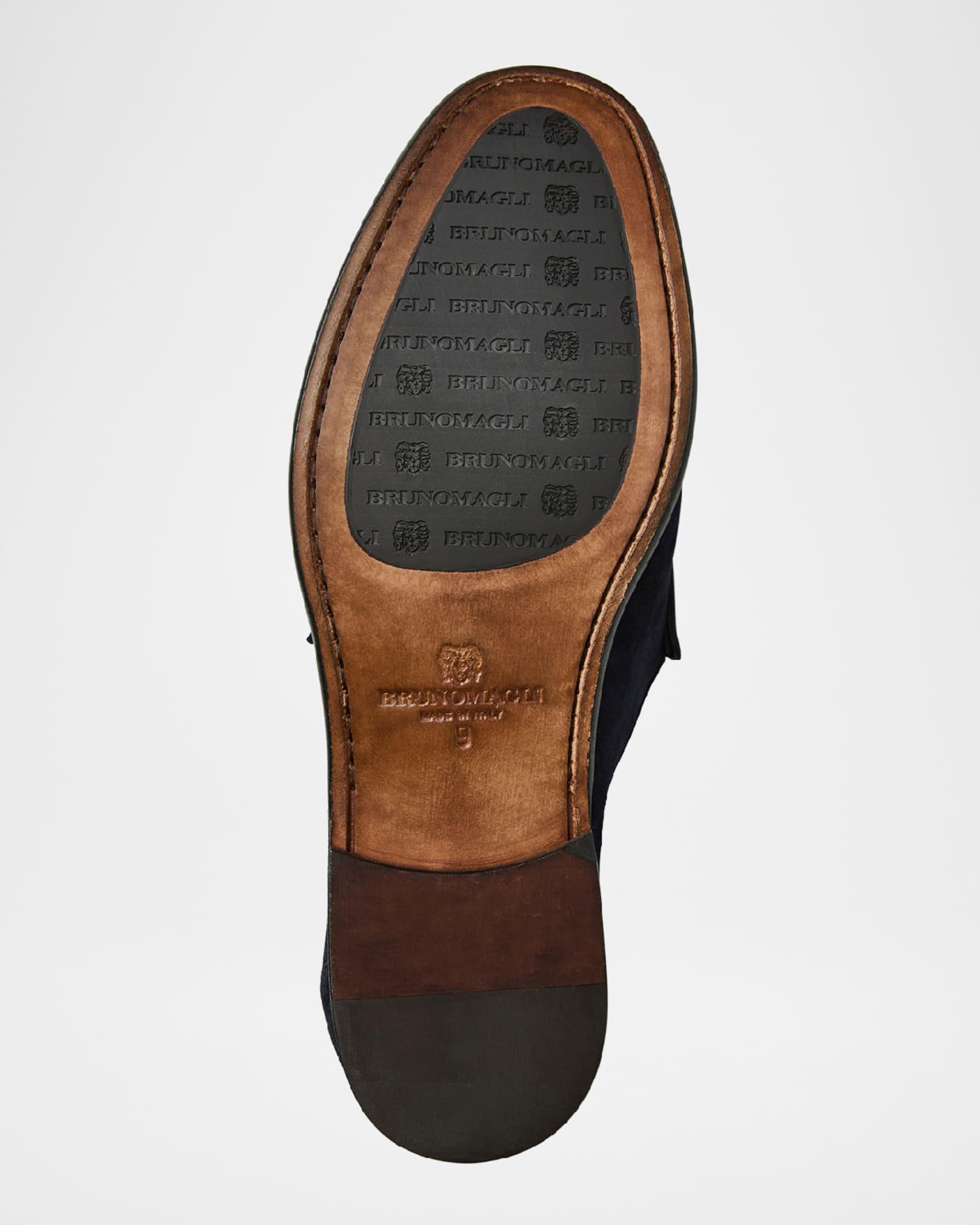 Men's Tonio Suede Penny Loafers Product Image