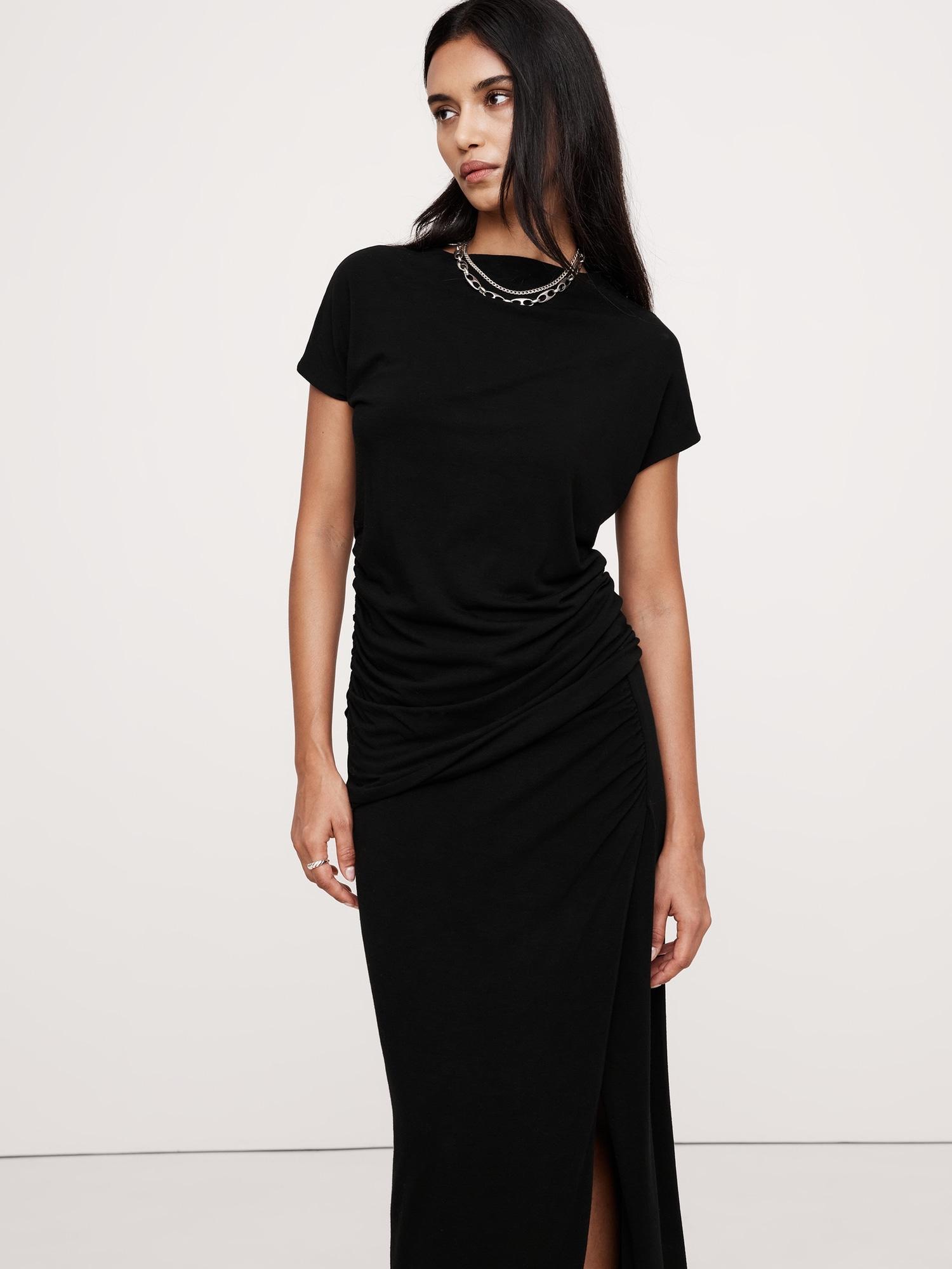 Luxe Wool-Blend Draped Top Product Image