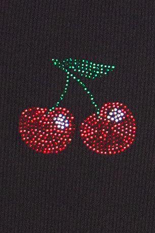 Rhinestone Cherry Tee Product Image
