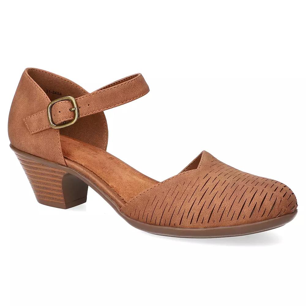 Easy Street Justina Women's Block Heel Sandals,  Product Image