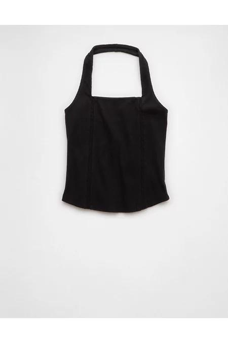 AE Lace Halter Tank Top Women's Product Image