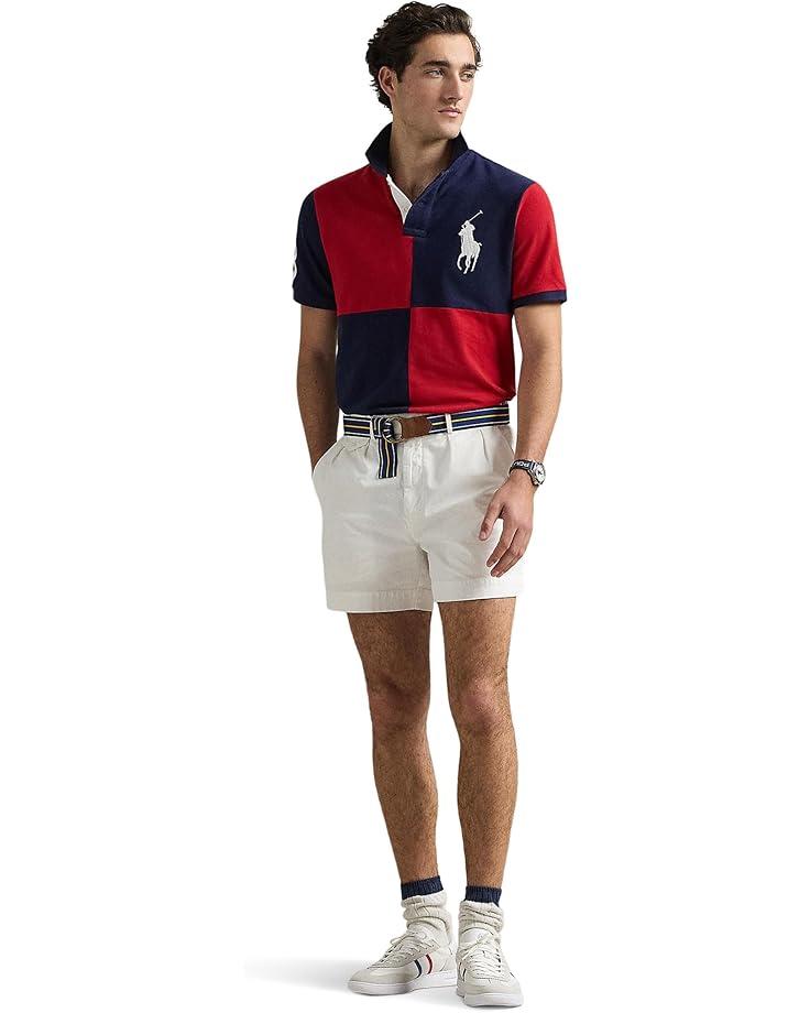 Men's Polo Ralph Lauren Custom Slim Fit Big Pony Mesh Polo Shirt Product Image