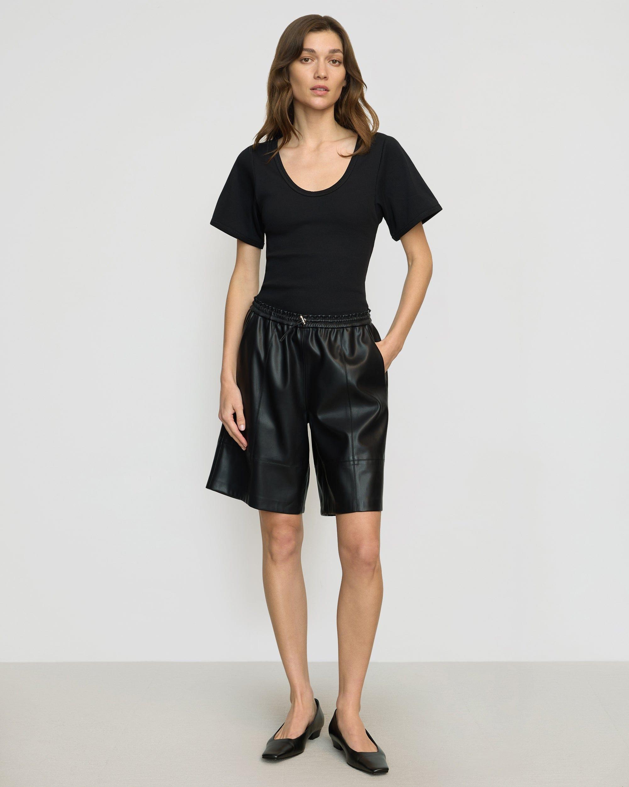 Liat Vegan Leather Bermuda Short Product Image