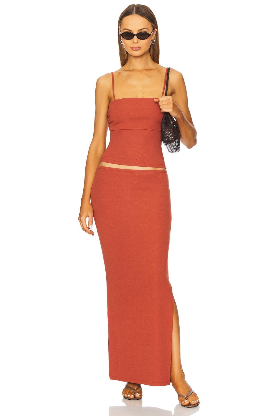 Steph Ribbed Skirt LNA Product Image