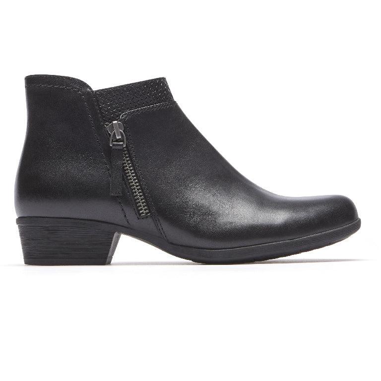 Women's Carly Side Zip Casual Ankle Booties Female Product Image