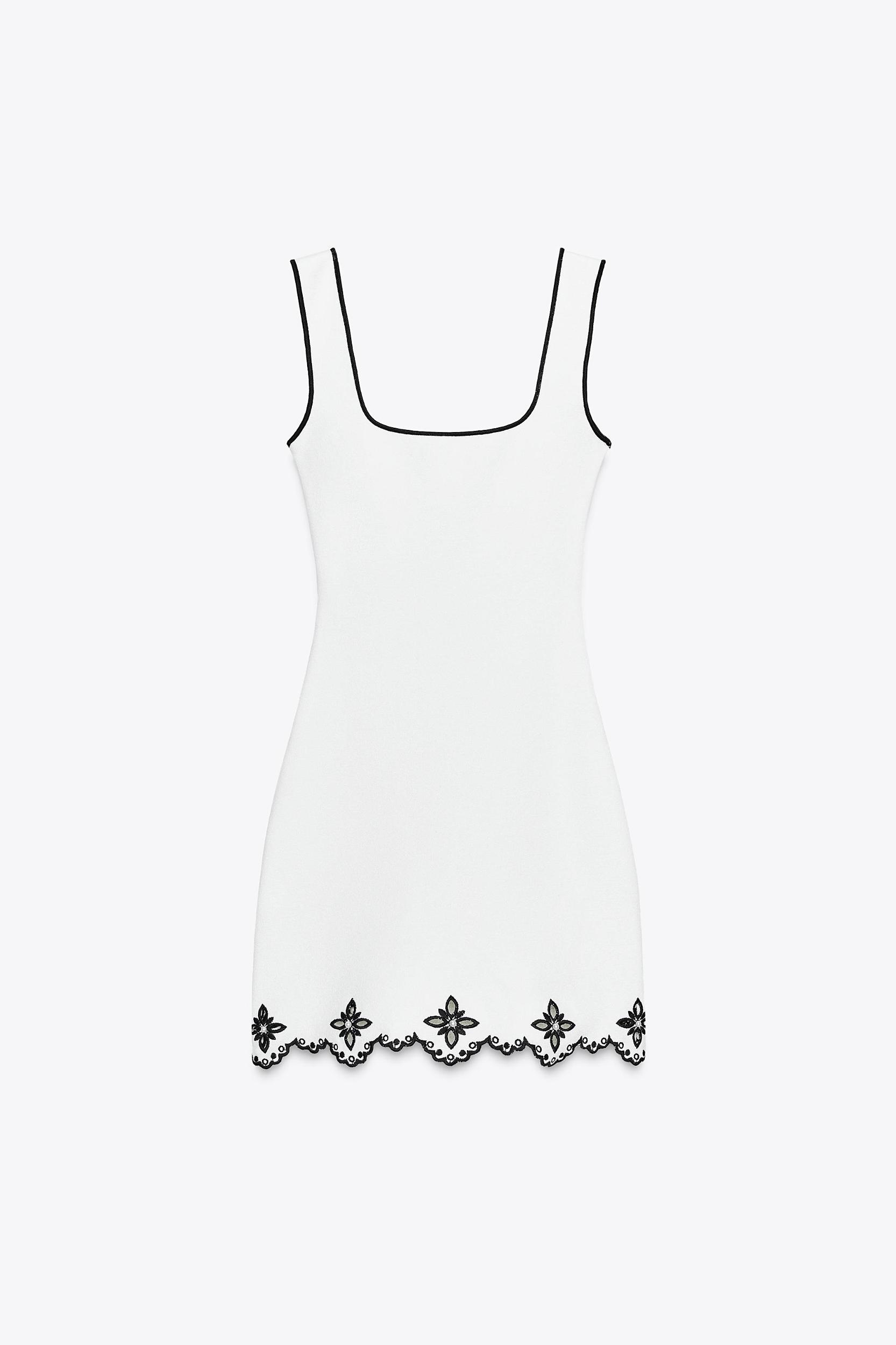 EMBROIDERED PEARL DRESS Product Image