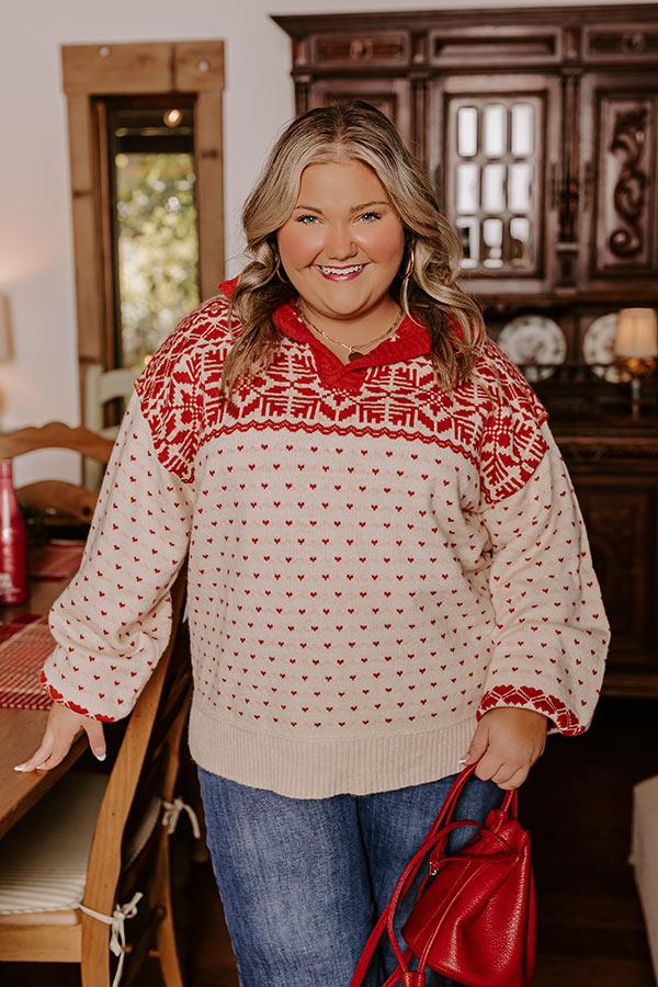 First Snowfall Knit Sweater Curves Product Image