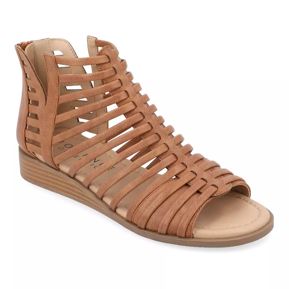 Journee Collection Womens Delilah Wide Sandal Product Image