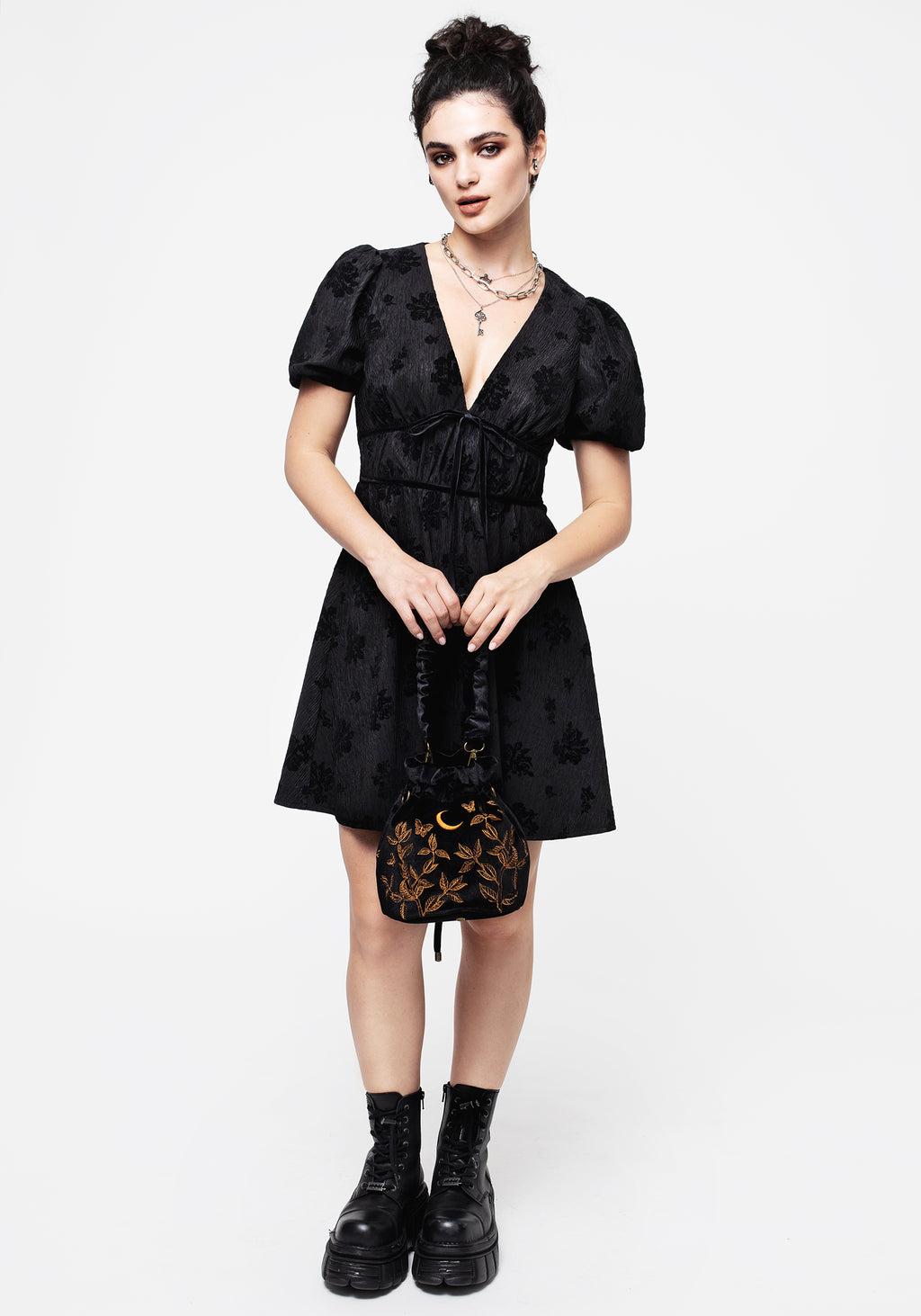 Giselle Floral Puff Sleeve Mini Dress Product Image
