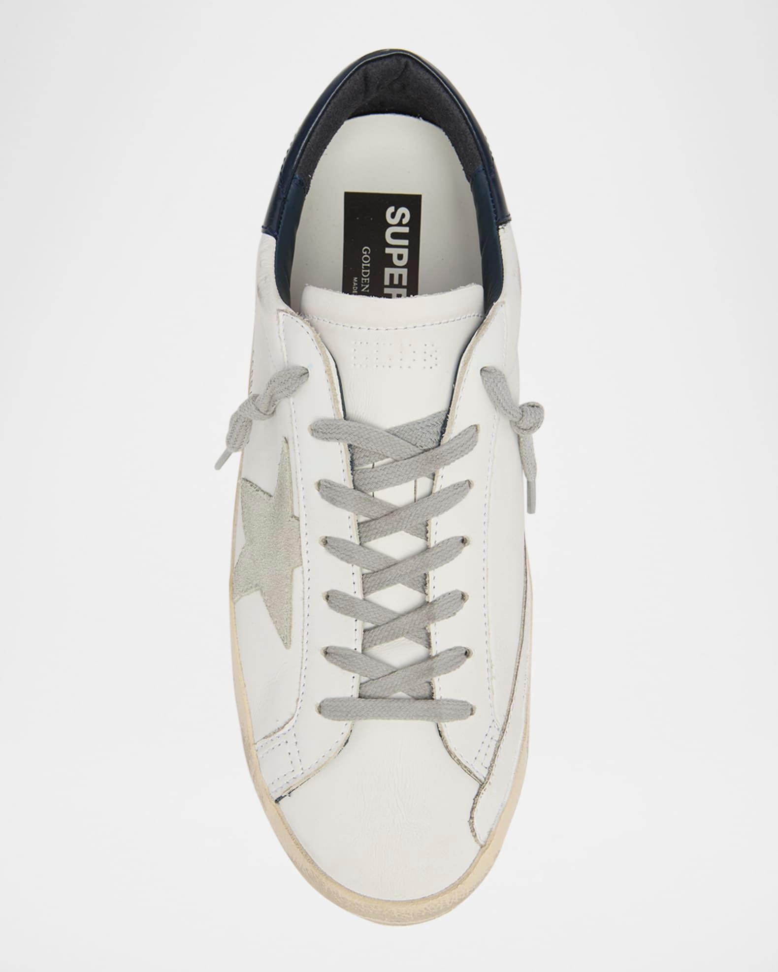 Men's Super-Star Leather Low-Top Sneakers Product Image