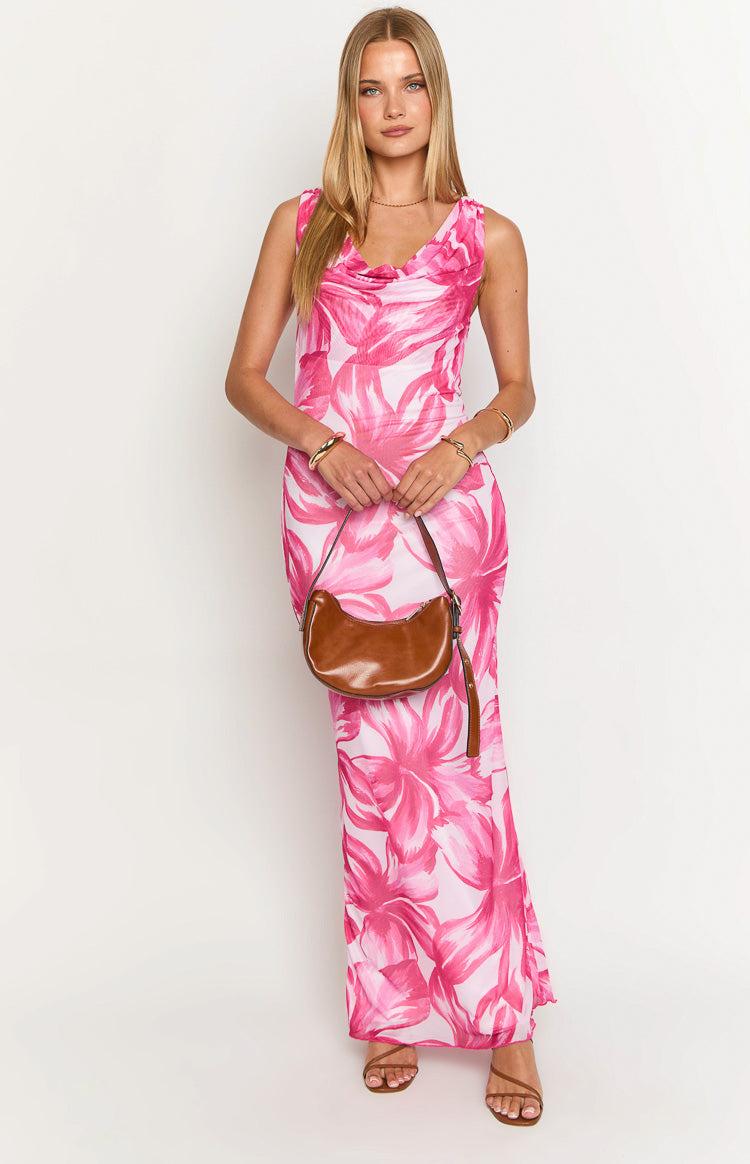 Blessings Pink Floral Maxi Dress Baby Product Image