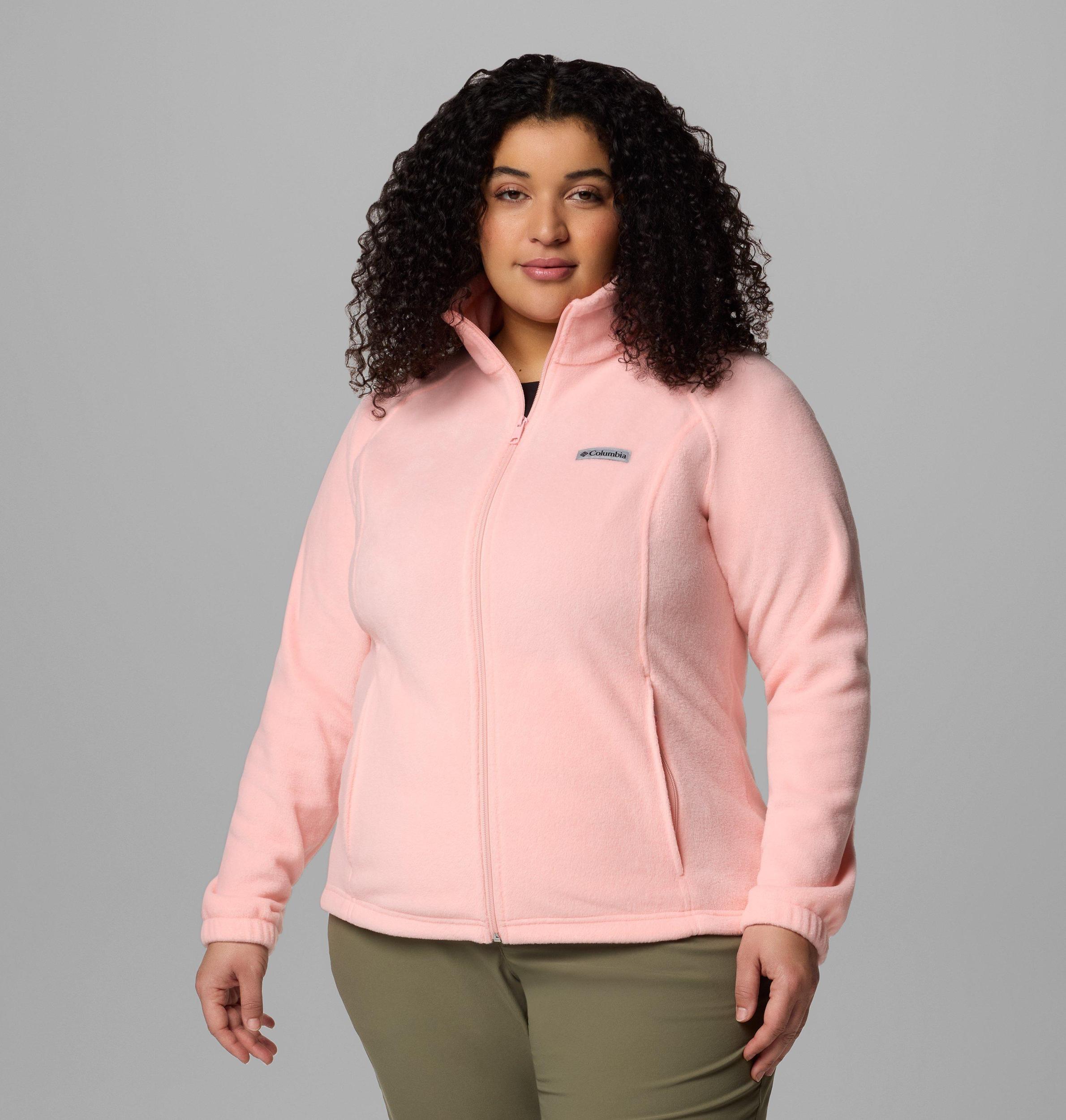 Columbia Womens Benton Springs Full Zip Fleece Jacket - Plus Size- Product Image