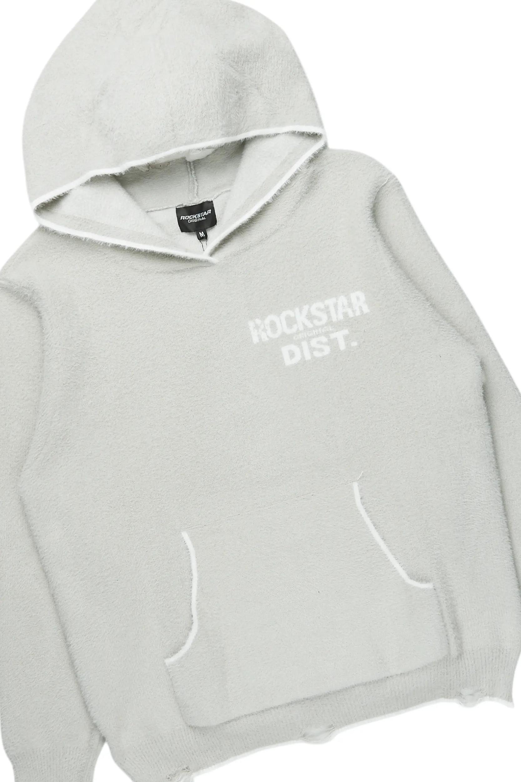 Lake Grey Mohair Knit Track Set Male Product Image