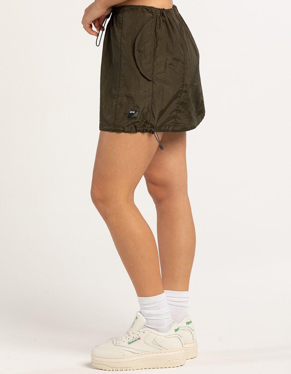 IETS FRANS Baggy Tech Womens Short Skirt - OLIVE Product Image