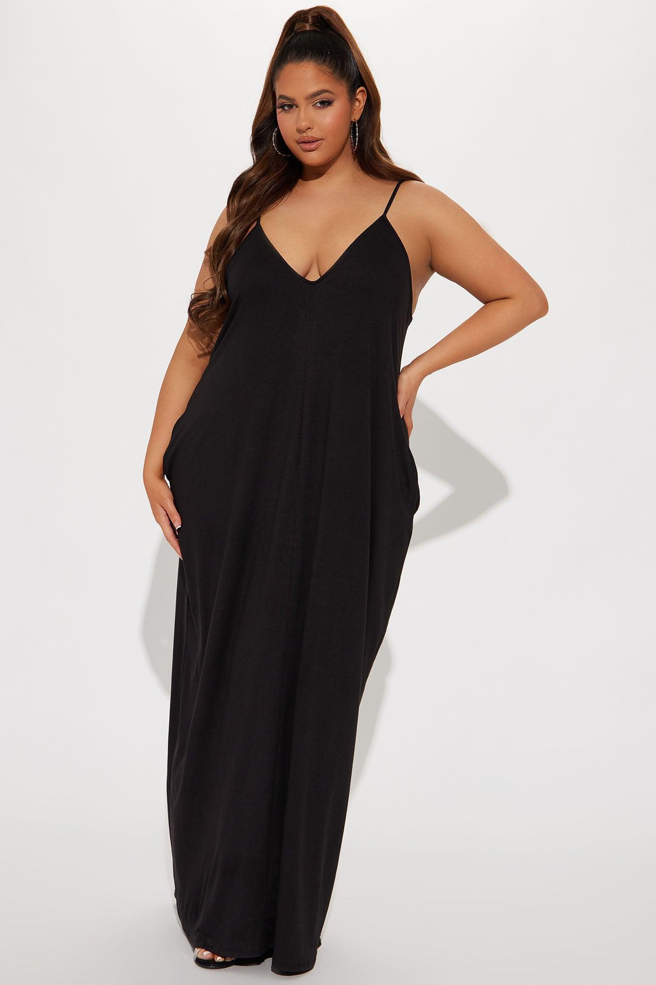 Simple Saturday Maxi Dress - Black Product Image