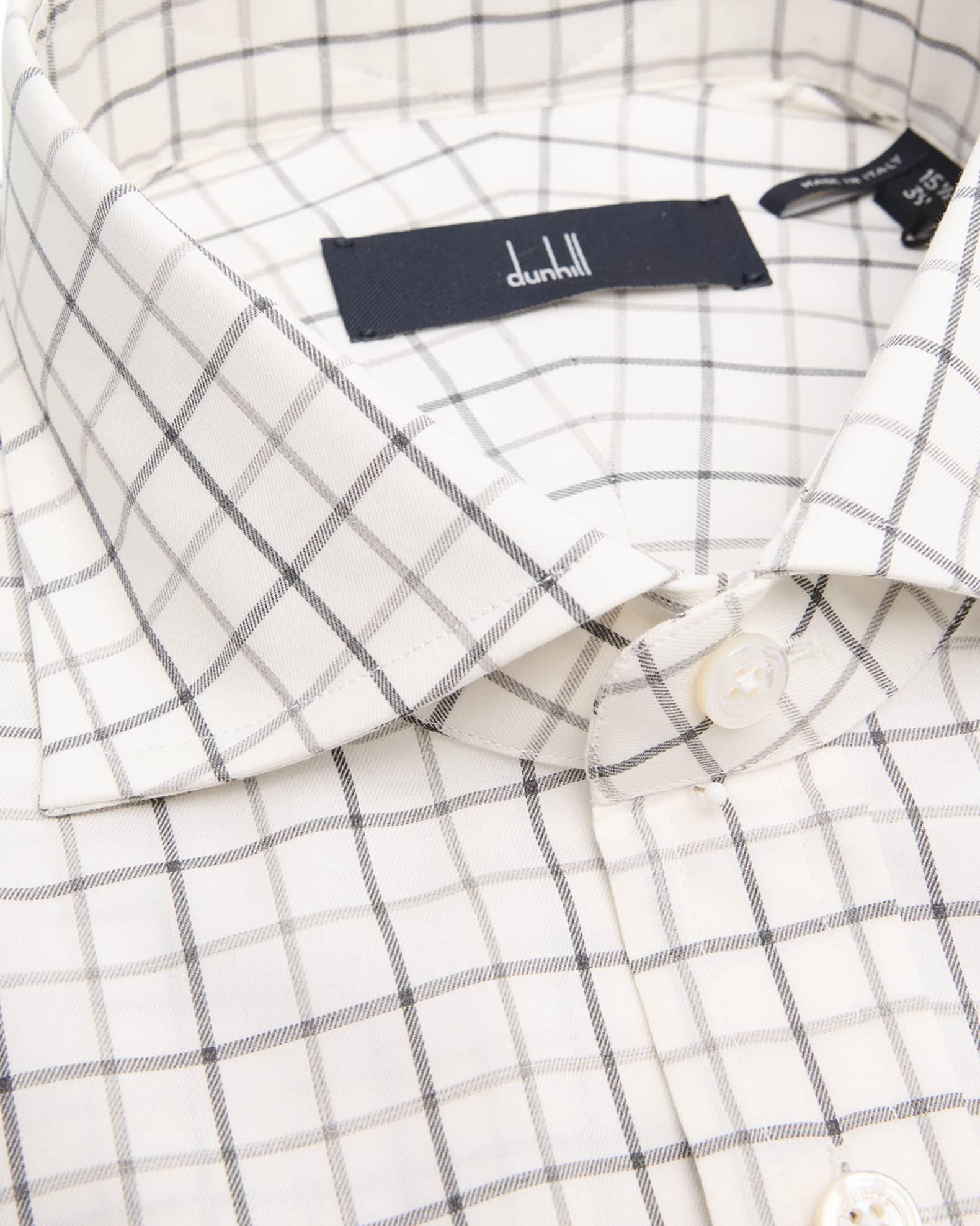 Men's Cotton Tattersall Check Dress Shirt Product Image