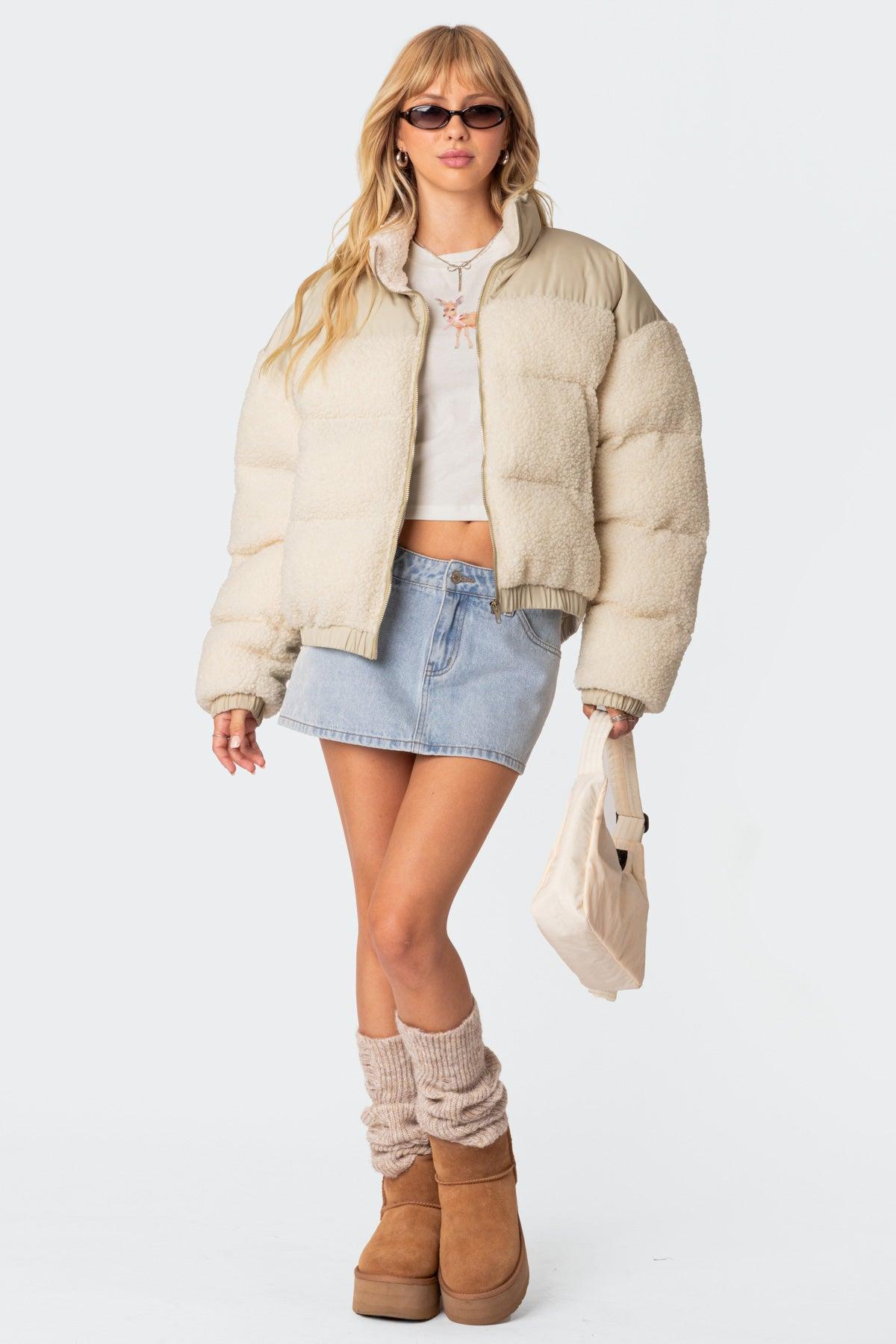 Oversized Sherpa Puffer Product Image