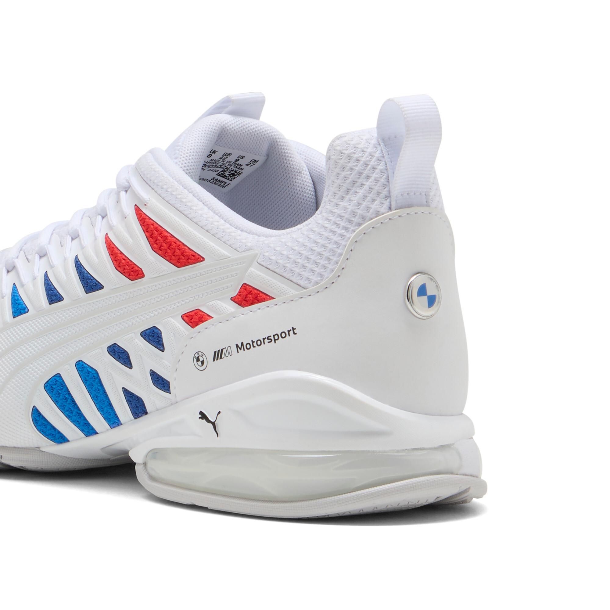 PUMA BMW M Motorsport Voltaic Evo Men's Motorsport Shoes in White/Black Product Image