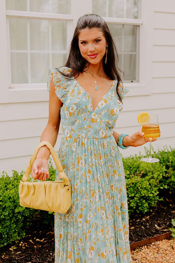 Garden Blooms Pleated Maxi Product Image