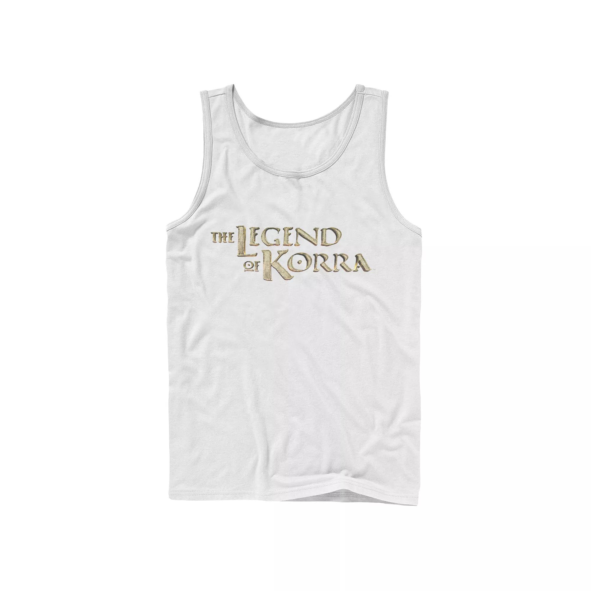 Men's Nickelodeon Legend of Korra Golden Stone Logo Tank Top,  Product Image