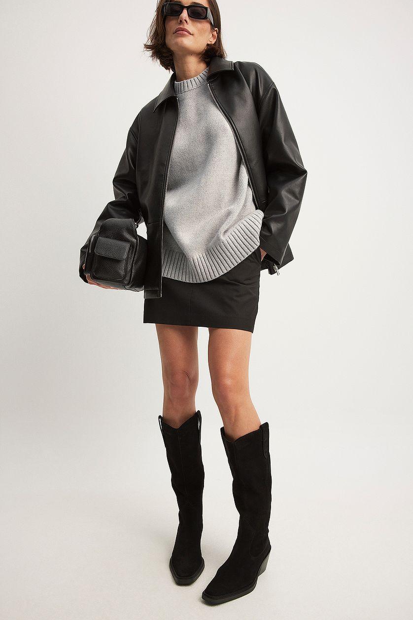 Suede Cowboy Boots Product Image