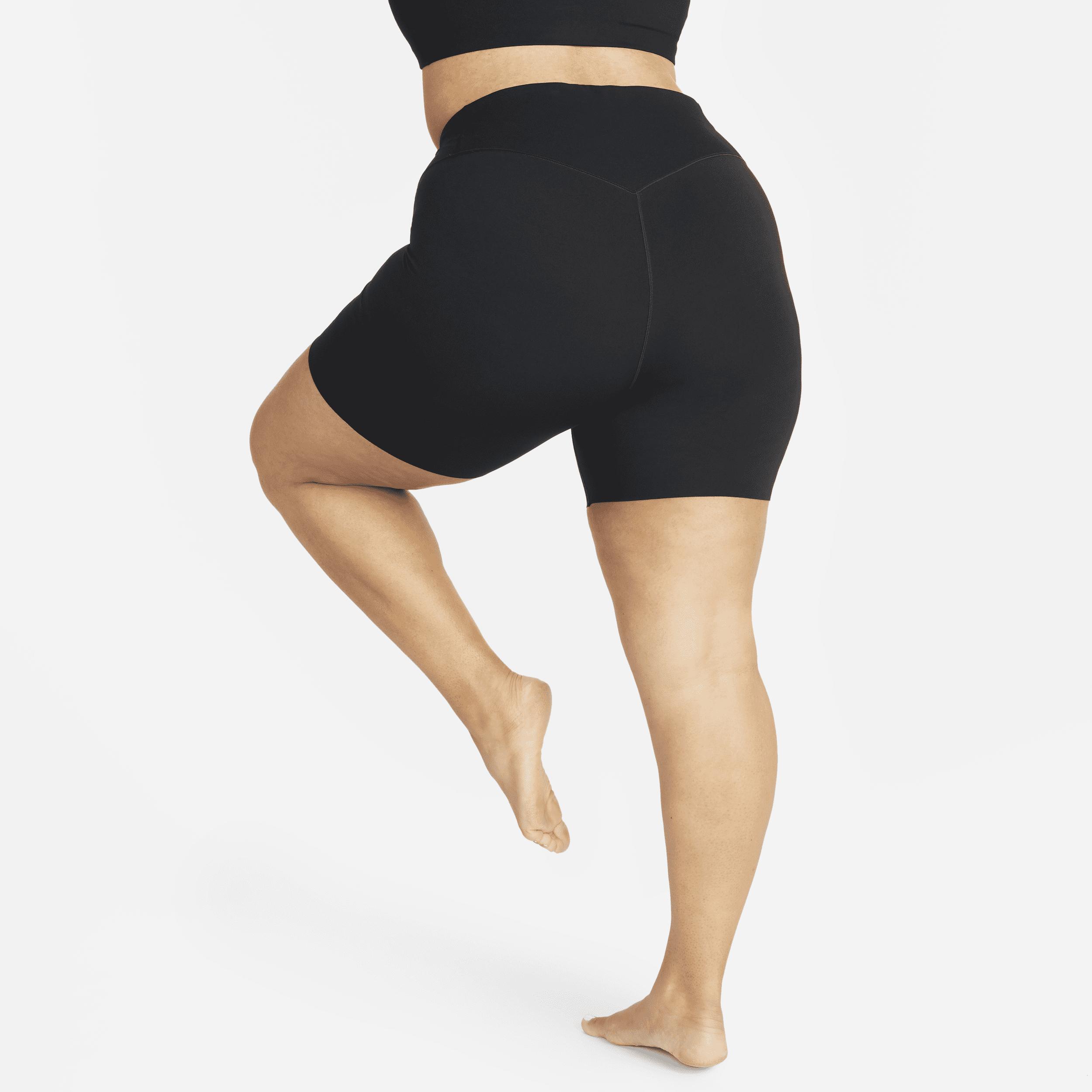 Nike Womens Zenvy High-Waisted 8 Biker Shorts (Plus Size) | DV4915-010 Product Image