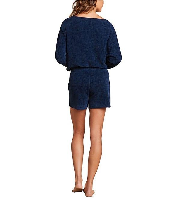 Barefoot Dreams CozyChic Ultra Lite® Boatneck Pullover and Short Lounge Set Product Image