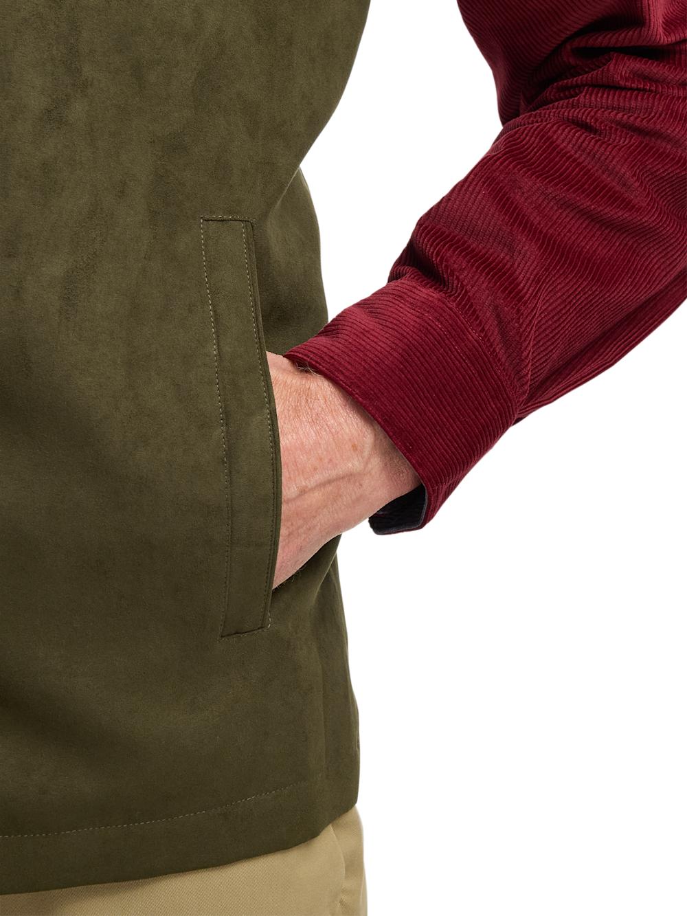 Microsuede Vest - Green Product Image