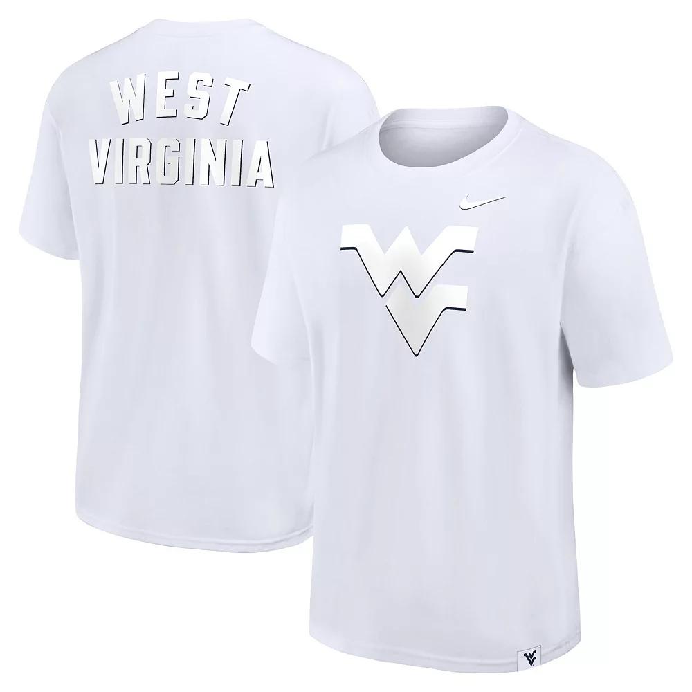 Men's Nike White West Virginia Mountaineers Statement 2-Hit Max90 T-Shirt,  Product Image