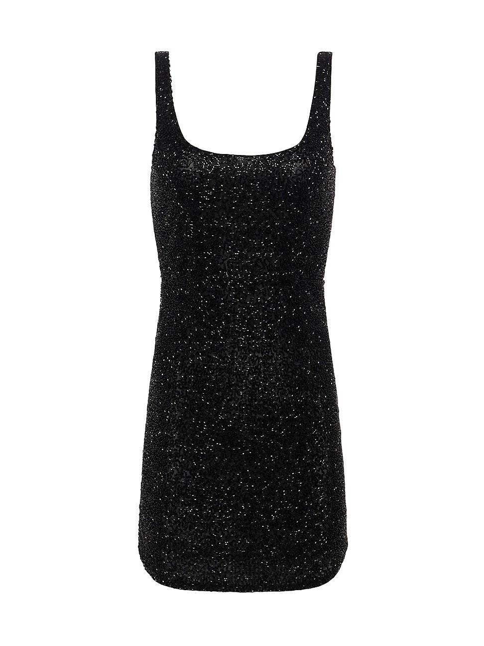 Womens Inori Beaded Scoopneck Minidress Product Image