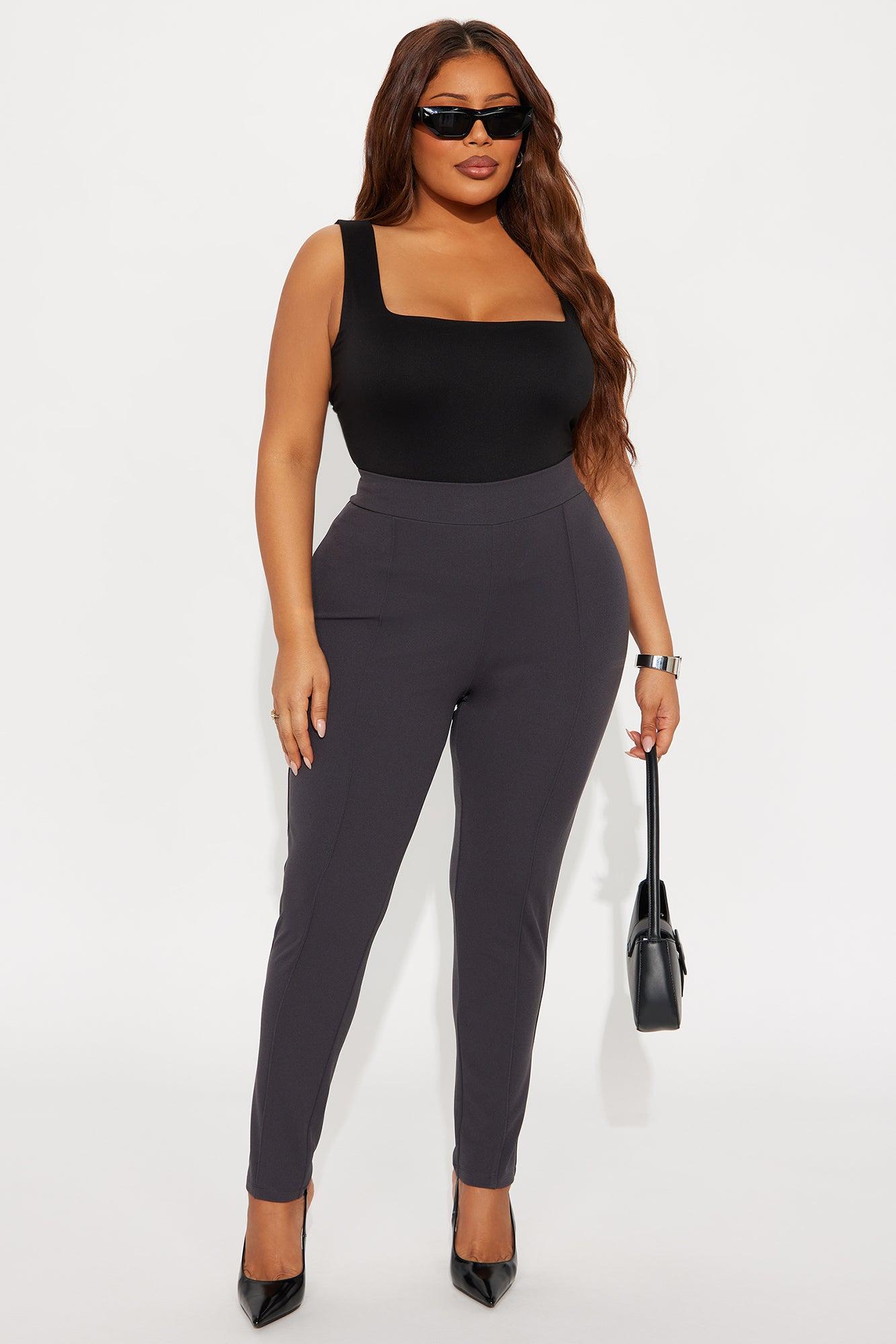 Vicky Skinny Pant - Charcoal Female Product Image