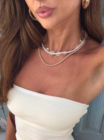 Keep Dreaming Layered Necklace Gold Product Image