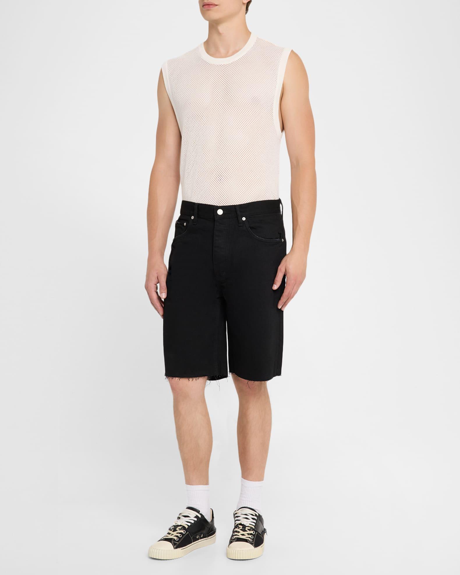 Mens Midnight Denim Shorts Product Image