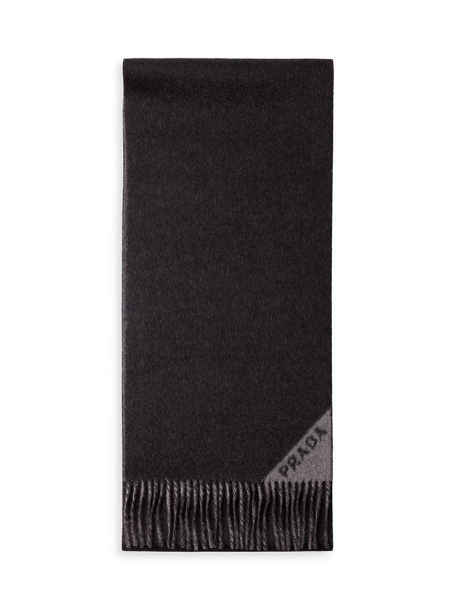 Mens Double-Faced Cashmere Scarf Product Image