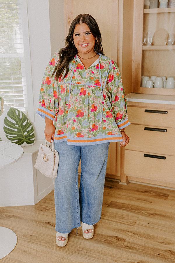 Dahlia Daydream Floral Top Curves Product Image