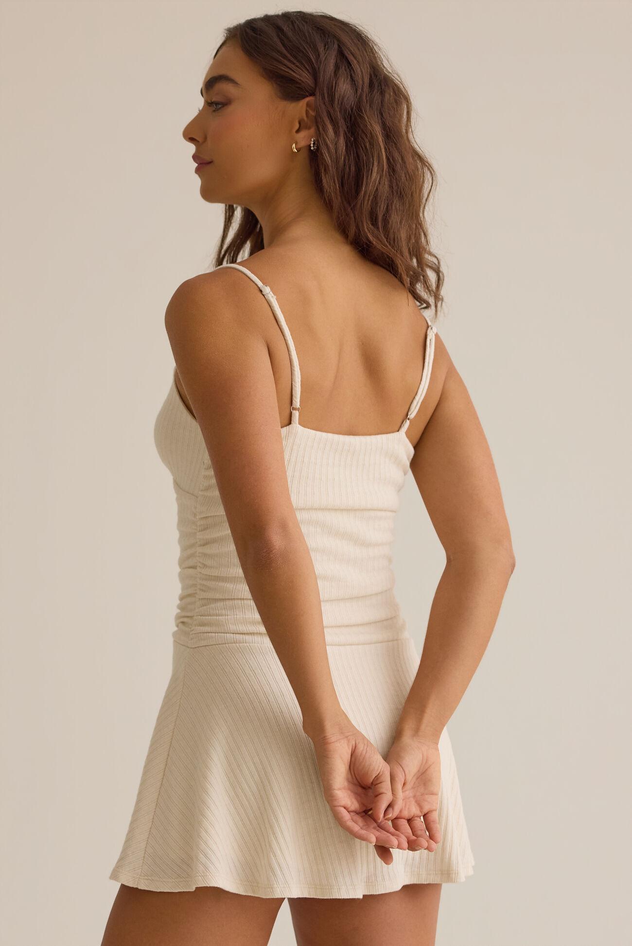 Lilia Ribbed Mini Dress Product Image