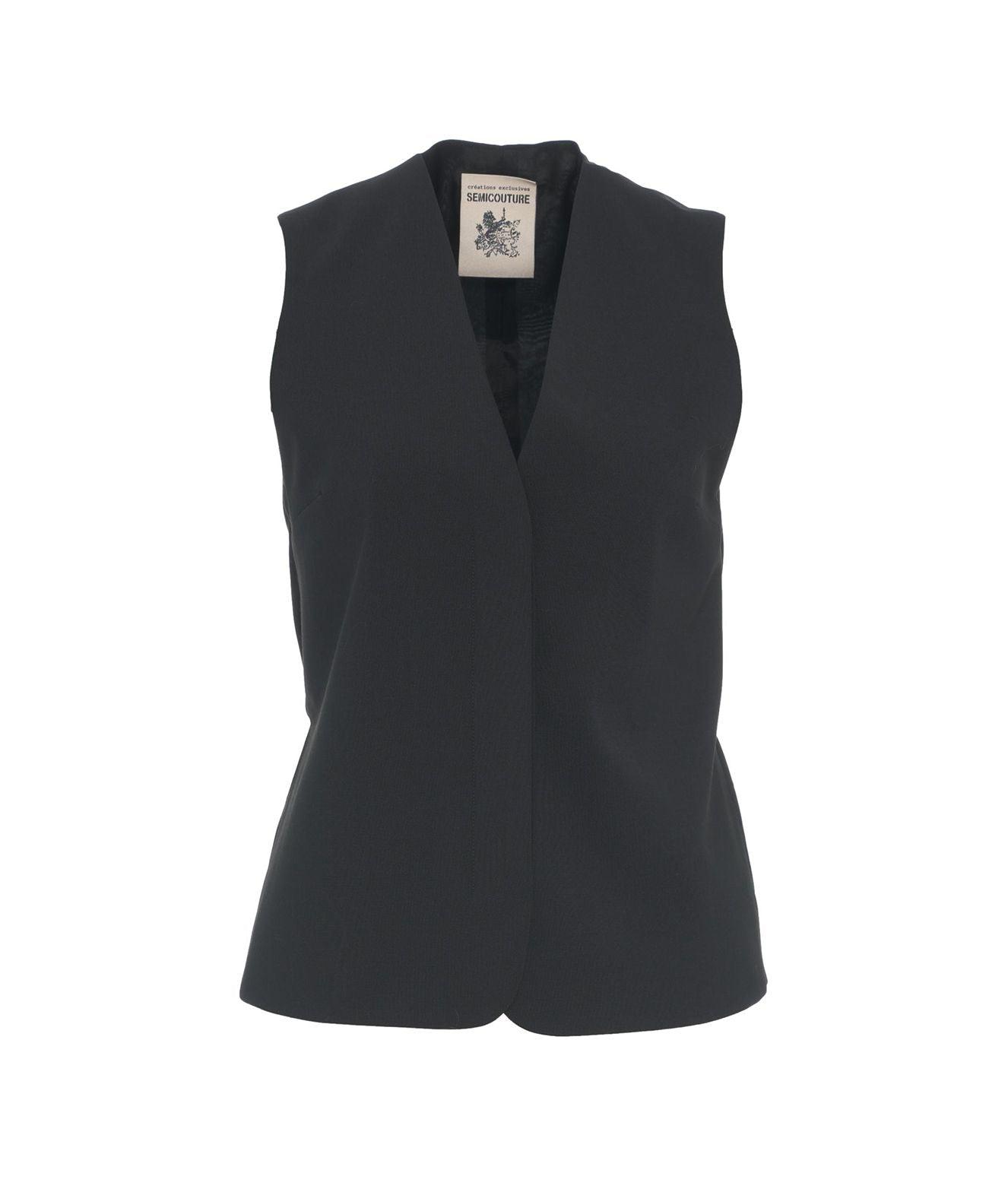 Vest in virgin wool blend Product Image