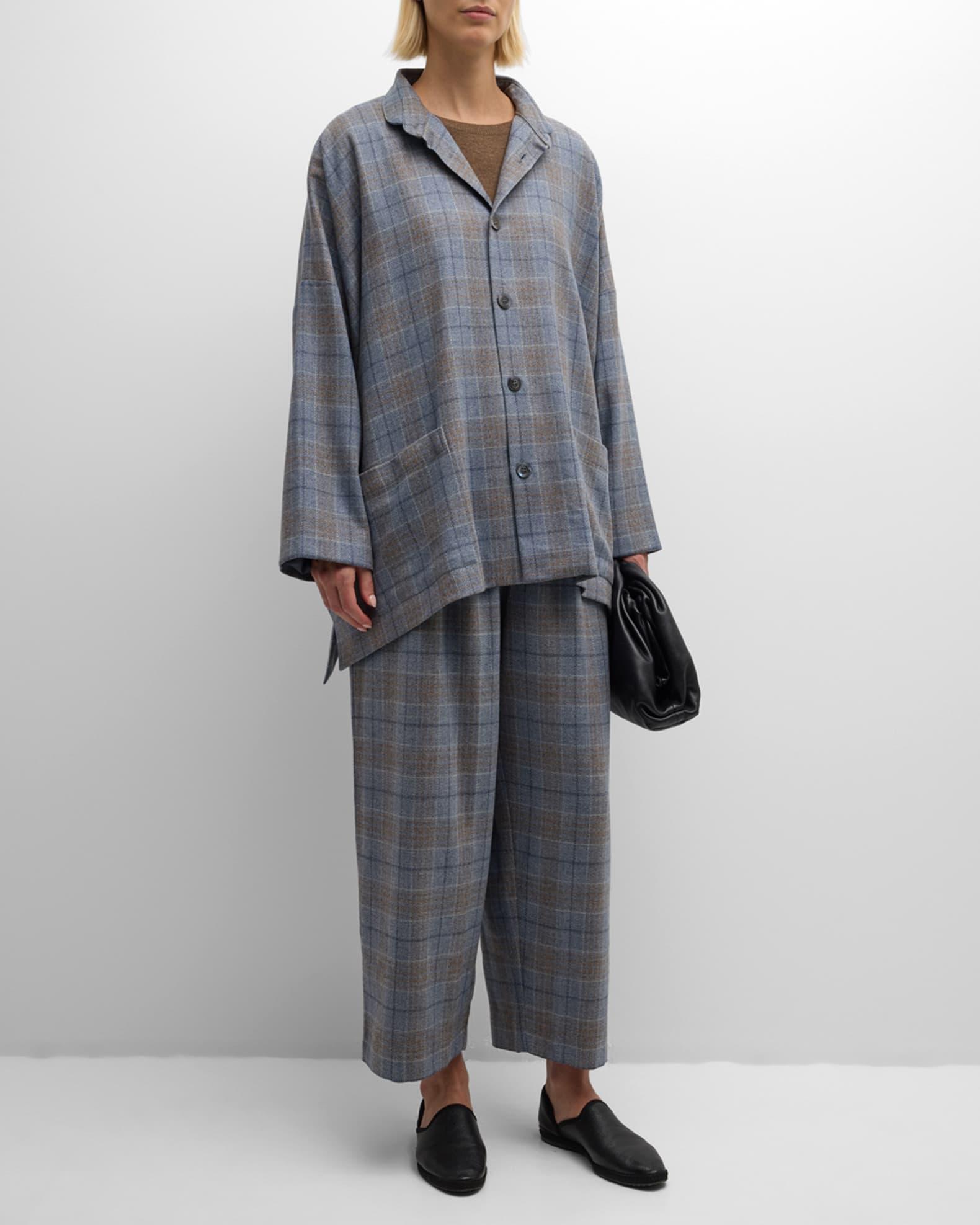 Plaid Japanese Trousers Product Image