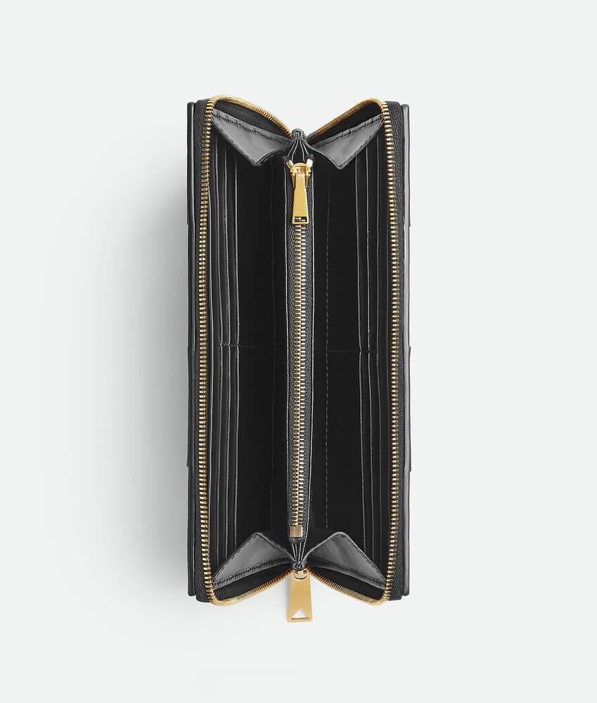 Women's Cassette Zip Around Wallet in Black Product Image