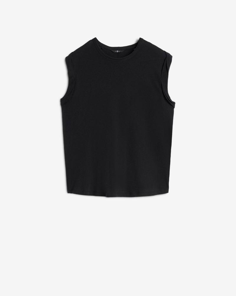 Linen Blend Muscle Tee Product Image