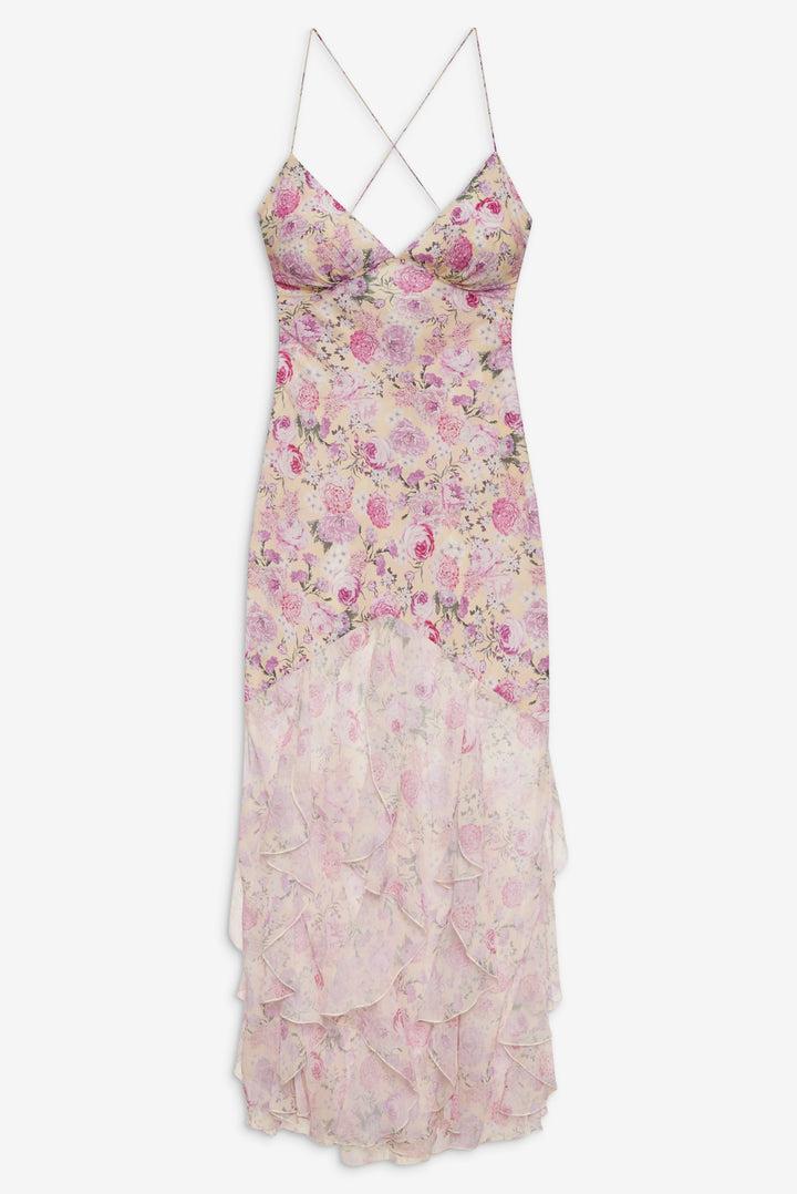 Elea Maxi Dress — Yellow Product Image