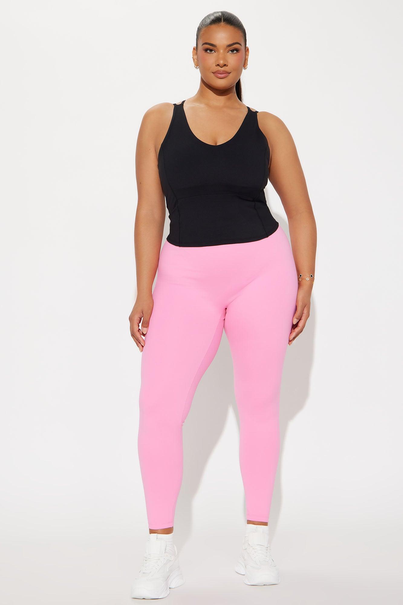 Sunrise Stretch Super Soft Active Legging - Hot Pink Product Image