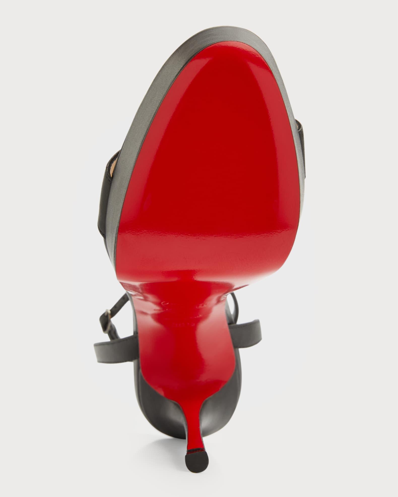 Loubi Queen Red Sole Platform Sandals Product Image