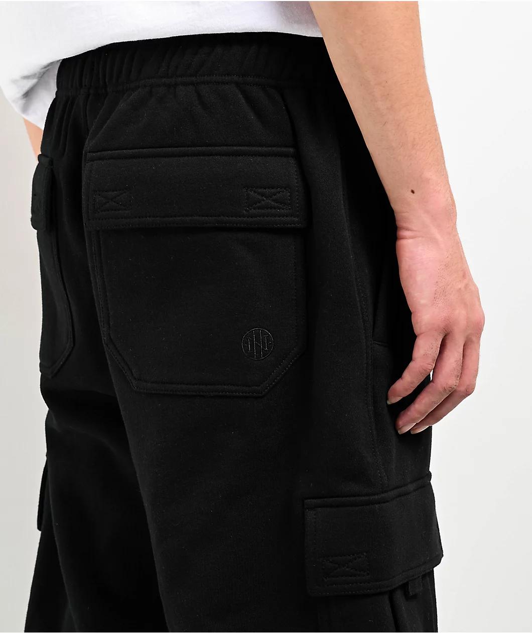 Ninth Hall Stash Black Cargo Sweatpants Product Image