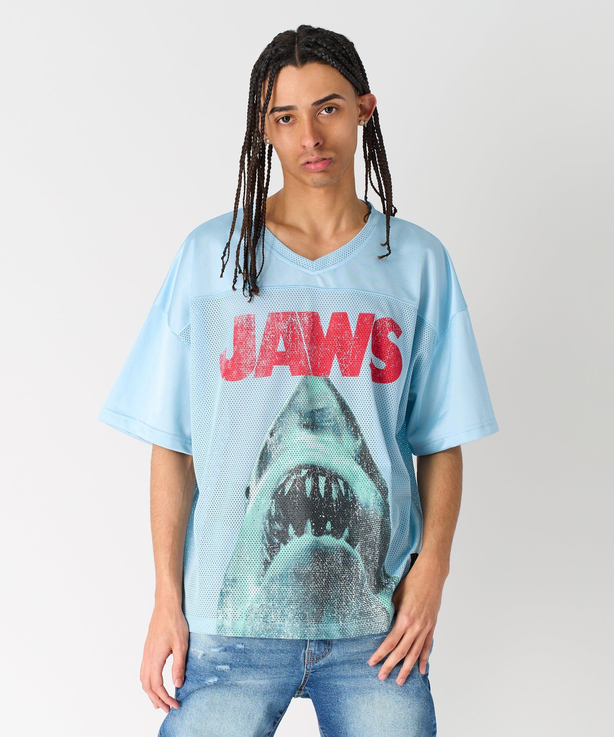 Jaws Football Jersey - Light Blue Product Image