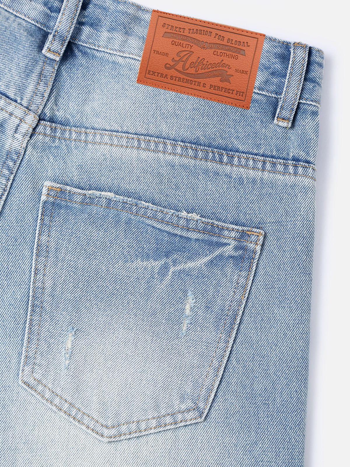 Aelfric Eden Washed Baggy Jeans Product Image