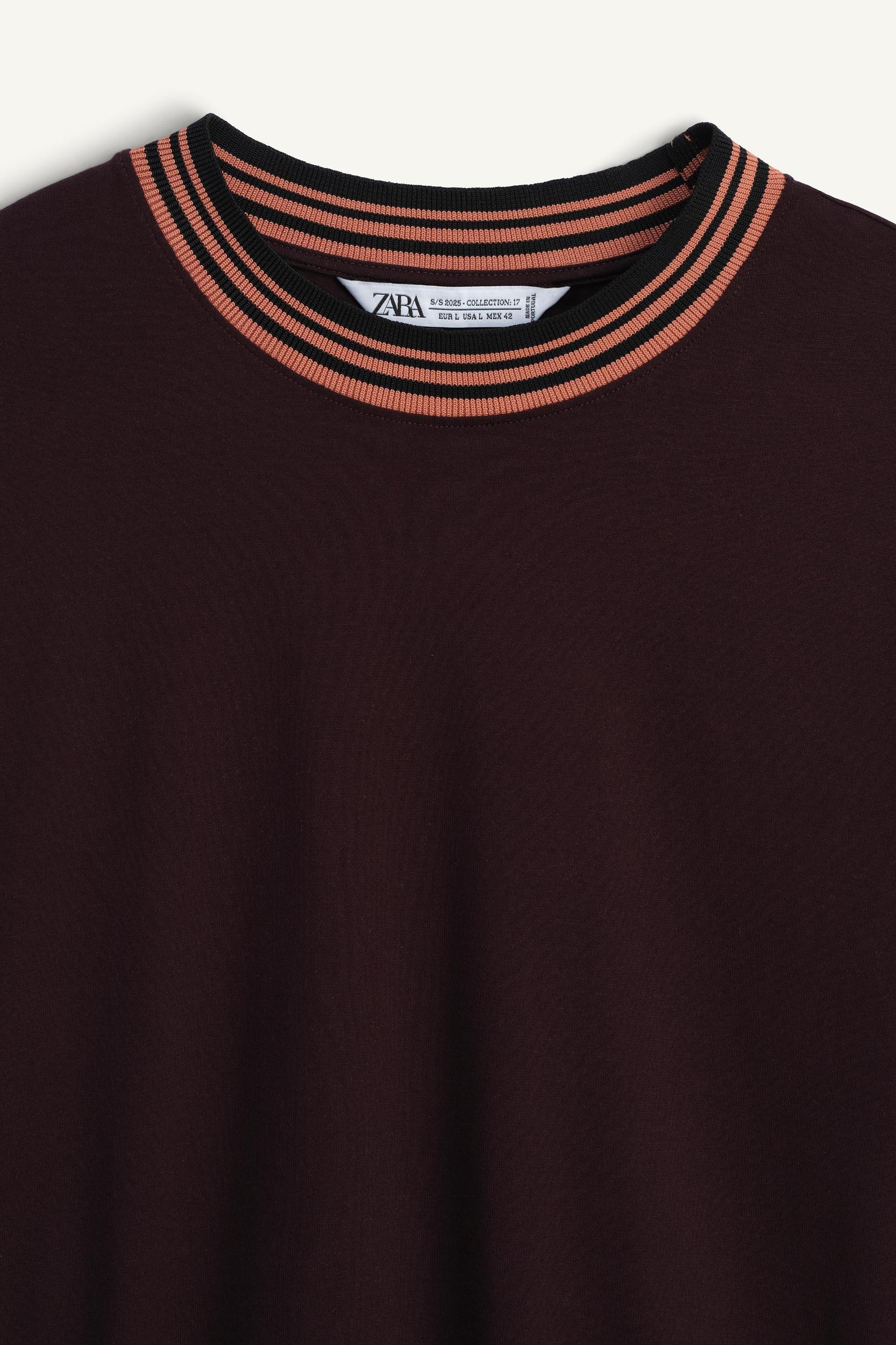 LIMITED EDITION CONTRASTING COLLAR T-SHIRT Product Image